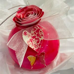 valentine ornament & gift bag